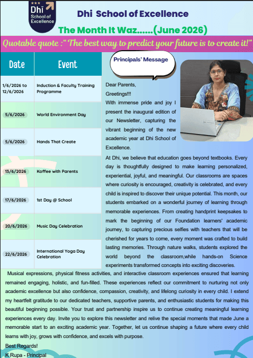 DHI School Newsletter Issue 2